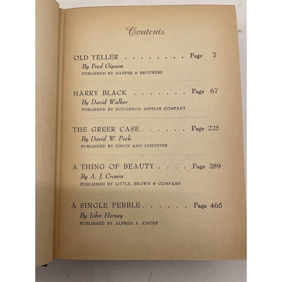 Readers Digest Condensed Books 1956 Summer Selections HC - Near Mint - Picture 6 of 10